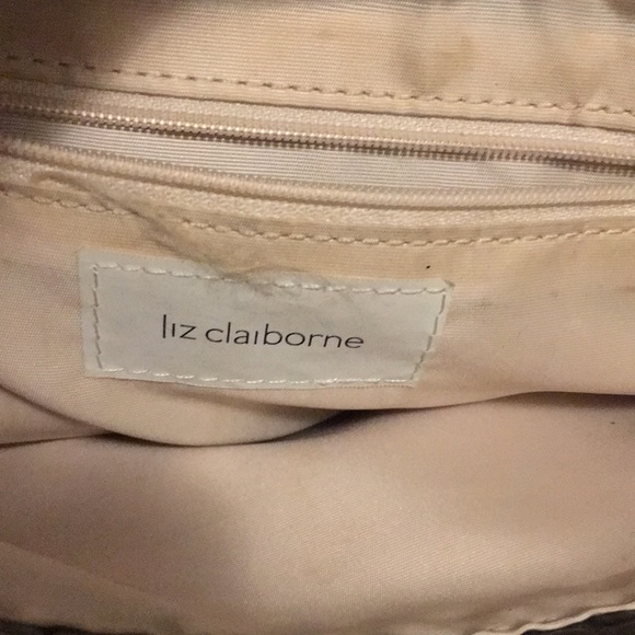 Liz Claiborne vintage black Faux Alligator Satchel Bag - Picture 4 of 7